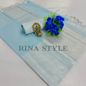 Celebrity Banarasi Semi Silk Saree-A