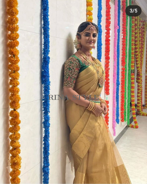 Celebrity Banarasi Semi Silk Saree