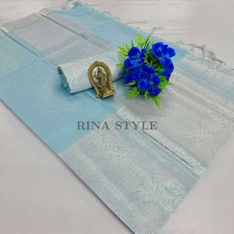 Celebrity Banarasi Semi Silk Saree-A