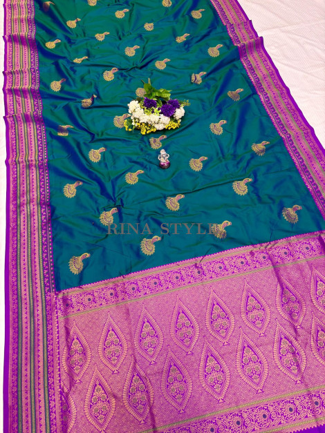 Top Trending Peacock Paithani Soft Silk Saree