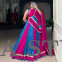 Rayon Wth Printed Silk Lehenga
