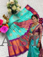 Elegant Dharmavaram Wedding Saree in Soft Korvai Silk