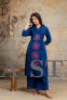 Elegant Cotton Kurti Pant Set with Embroidery – Comfort Meets Style