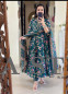 Classy Ajrakh Tiered Anarkali Dress
