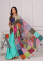 Elegant Cotton Patch Work Saree – Sustainable Style with Unique Charm