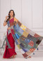 Elegant Cotton Patch Work Saree – Sustainable Style with Unique Charm