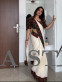Elegant Plain Linen Saree with Digital Print & Matching Blouse