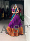 Narayanpet Silk Zari Weaving Lehenga Set with Dupatta & Belt