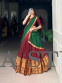 Narayanpet Silk Zari Weaving Lehenga Set with Dupatta & Belt