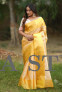 Celebrity-Inspired Semi Tissue Silk Saree with Designer Pallu & Blouse