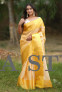 Celebrity-Inspired Semi Tissue Silk Saree with Designer Pallu & Blouse