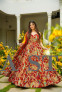 Pure Jimmy Organza Silk Digital Printed Anarkali Gown