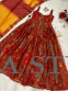 Pure Jimmy Organza Silk Digital Printed Anarkali Gown