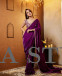 Super Trending Embroidery Sequence Viscose Velvet Saree